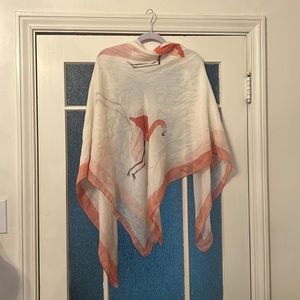 LOFT Flamingo Square Scarf